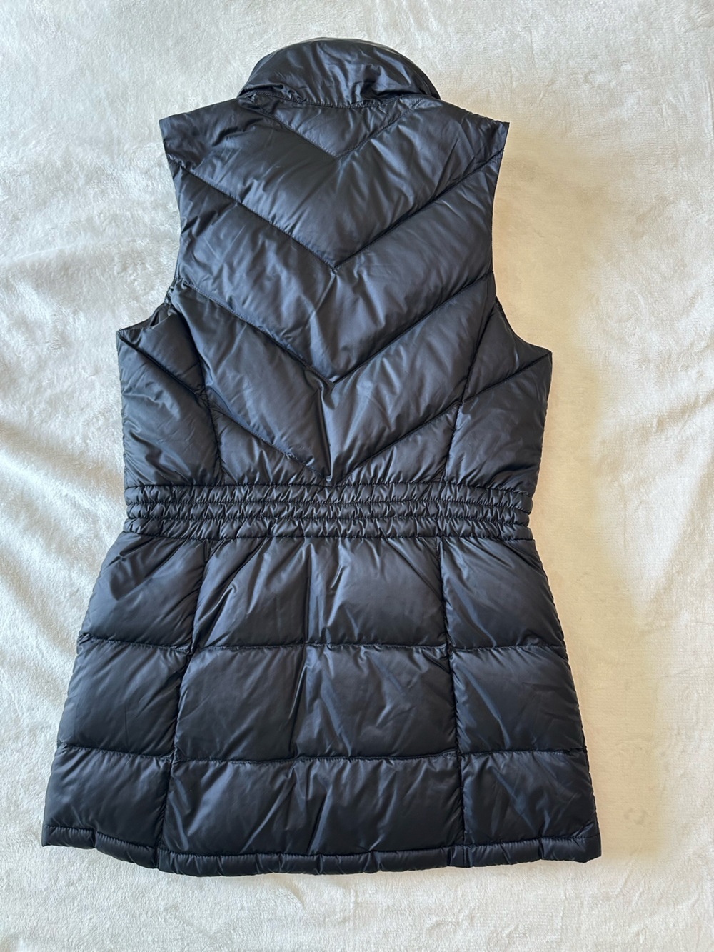 Athleta Women's Black Quilted Goose Down Vest Size XXS - Picture 8 of 11